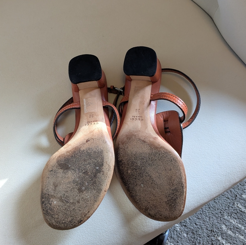 Gucci Sandals Sz 36 - Picture 4 of 5